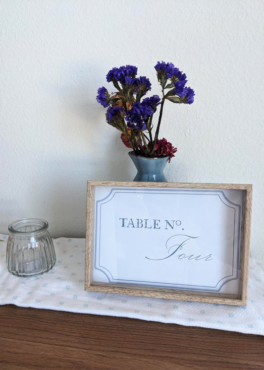 Charming French Table Numbers